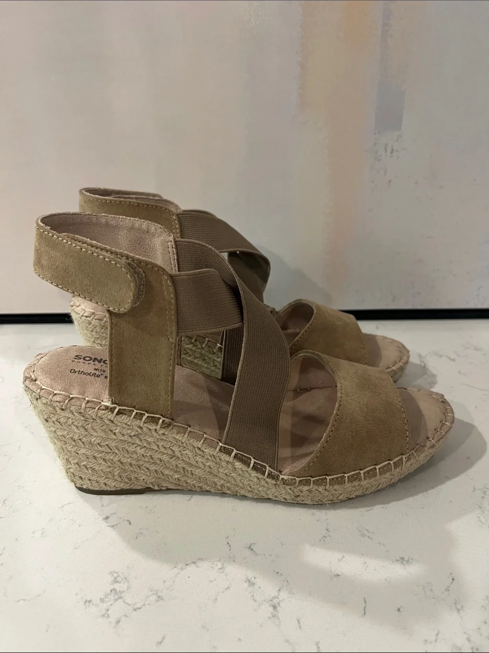 Sonoma Goods For Life Hornbeam women's espadrille wedges size 8
